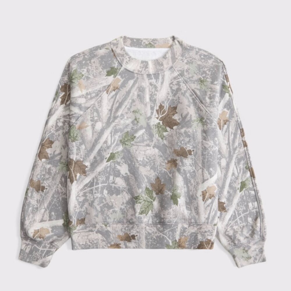 Abercrombie Classic Crewneck Sweatshirt - Camo